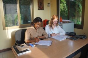 Two Ladies working at the front desk-Parkview Inn Hotel-Tourism & Hospitality-Tanzania Volunteers